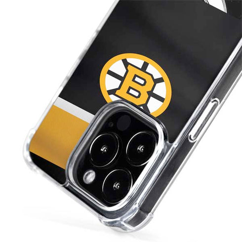 NHL Boston Bruins Jersey iPhone 15 Pro MagSafe Case